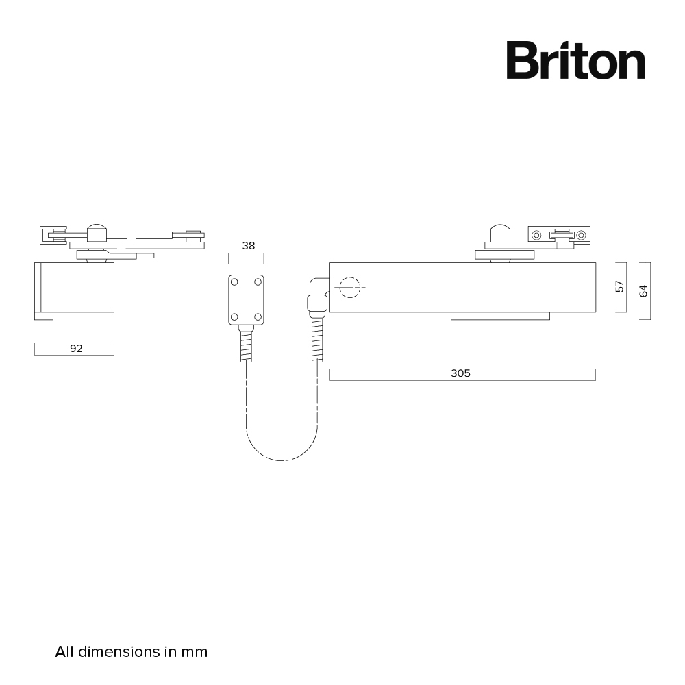 Briton door online closer