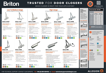 Door Closer Product Selector